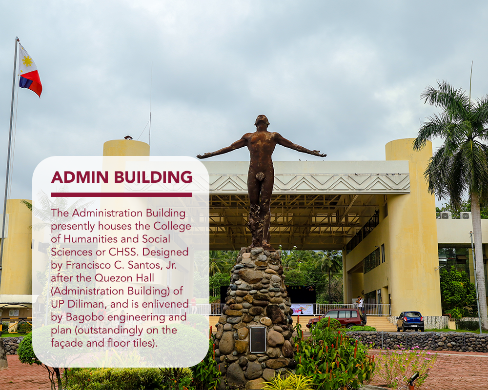 admin building with text