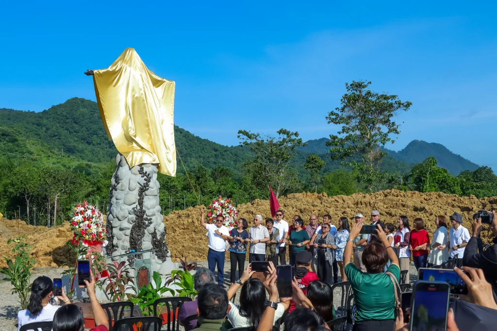 Photo of unveiling of the Oblation at the Sta. Elena campus on 2 July 2025